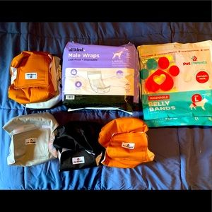 Dog Diapers/Male Dog Wraps NIB